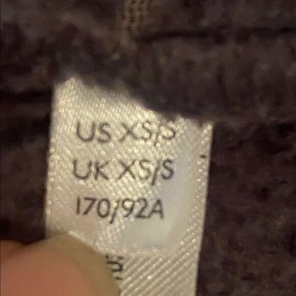 Anthropologise Mariposa Robe Oversized XS-S Plush Charcoal Grey Luxurious Lounge - Picture 11 of 11